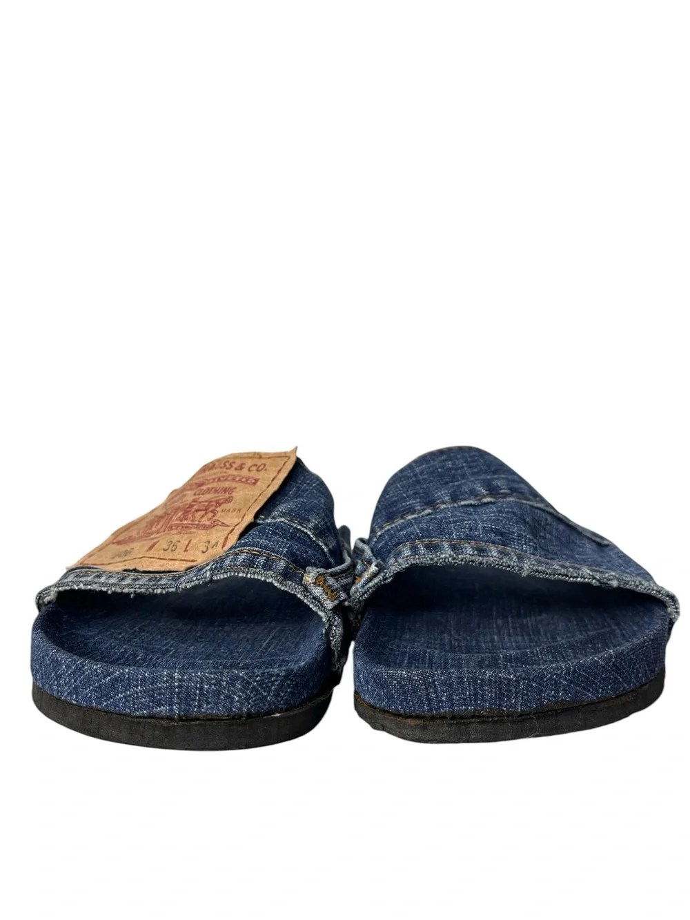 OMIGHTY x Levi's Re-Worked Denim Slides Sandal Size EU 40 - Picture 9 of 16